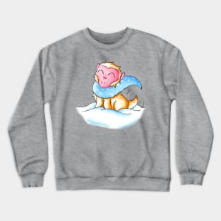 Snowy Monkey Crewneck Sweatshirt